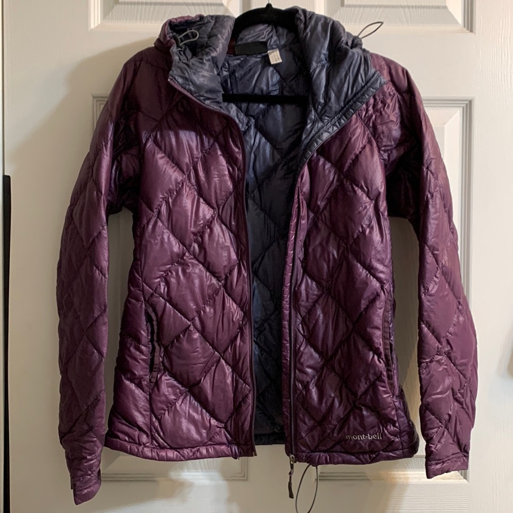 Purple Goose Down Feather Insulated Puffer Jacket / Sweater - M